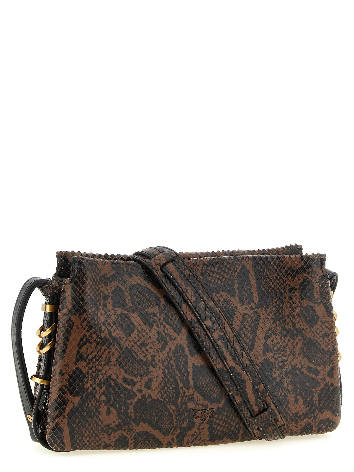 Brown Calfskin Crossbody Bag