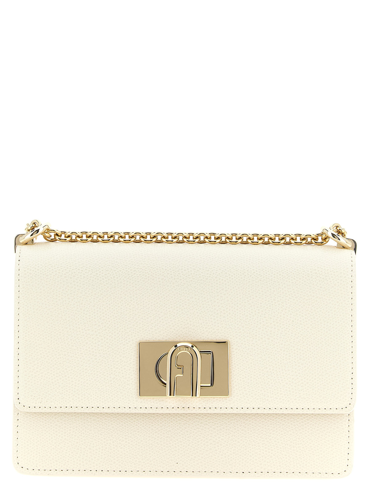 White Calfskin Crossbody Bag