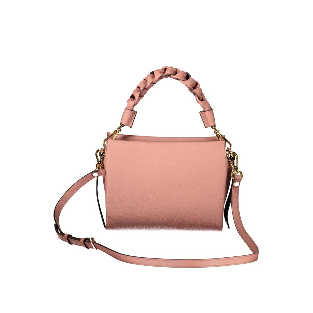 Pink Leather Handbag