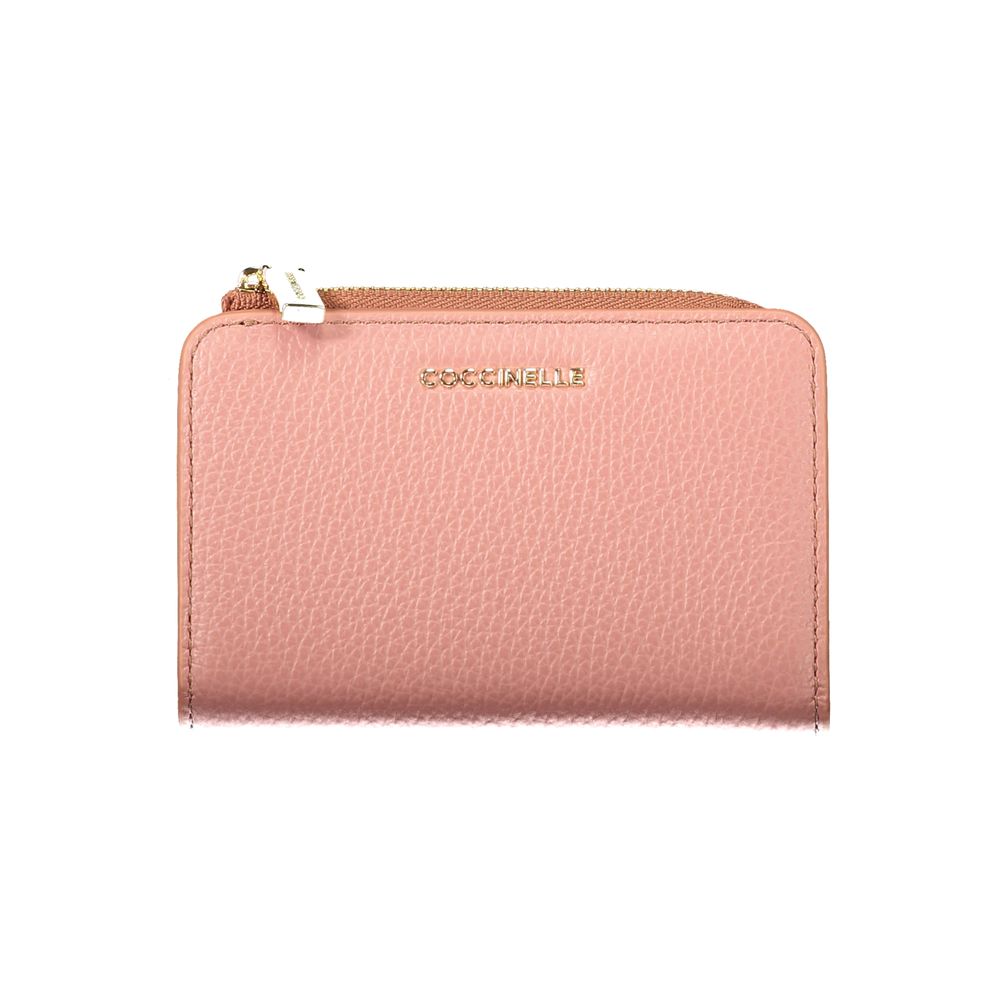 Pink Leather Womens Wallet