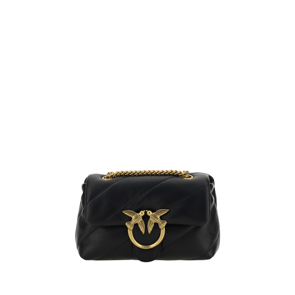 Black Calf Leather Bos Taurus Shoulder Bag