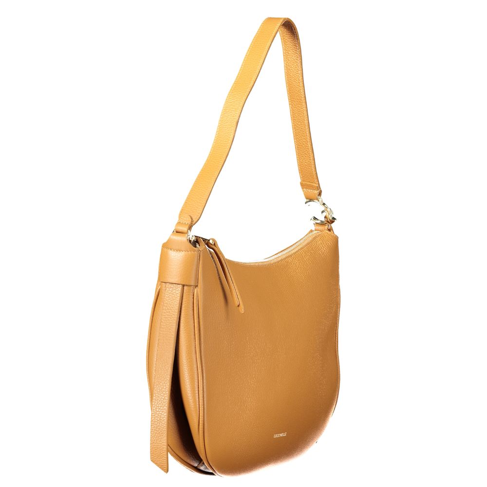 Marrone Leather Women Handbag